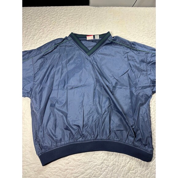 Vintage men’s Athletic Works Blue Wind Breaker size xl - Picture 2 of 6